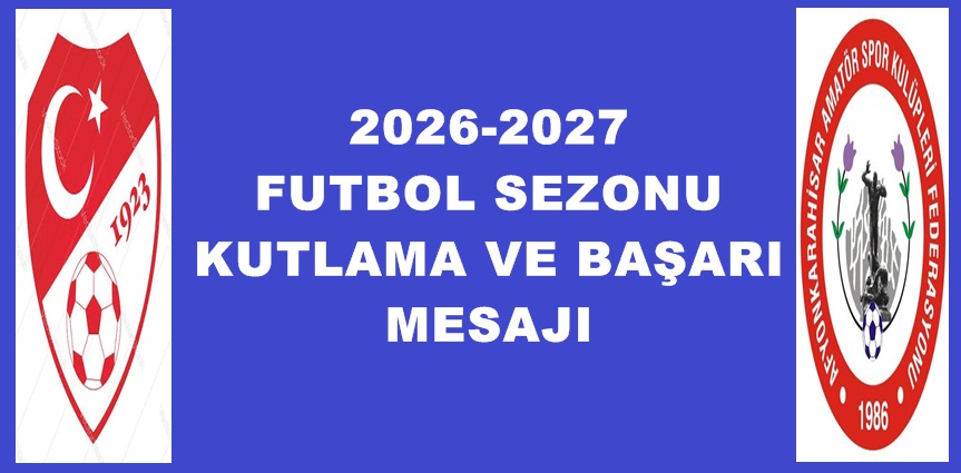 YENİ SEZONUMUZ HAYIRLI OLSUN